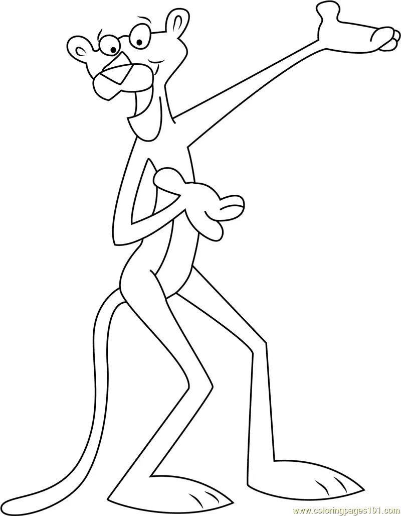 The Pink Panther Coloring Pages 9