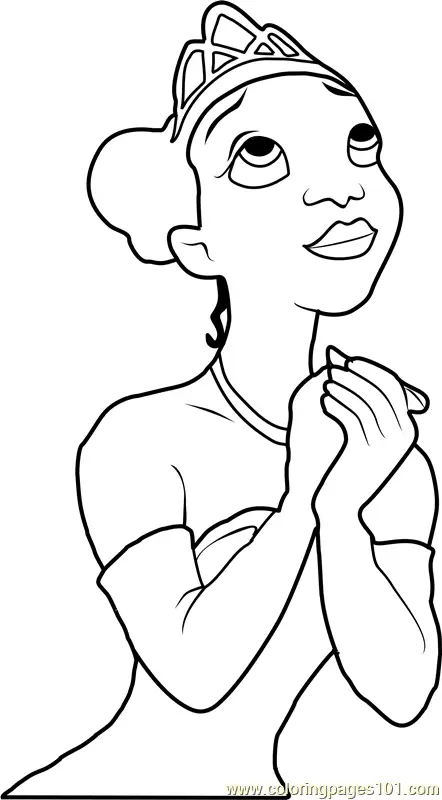 The Princess and the Frog Coloring Pages 9