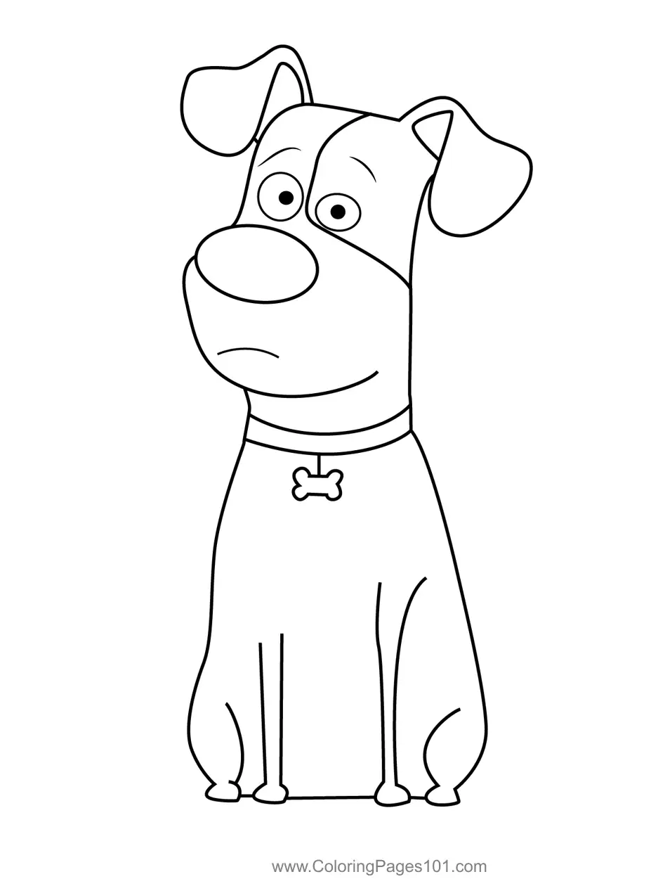 The Secret Life of Pets Coloring Pages 1