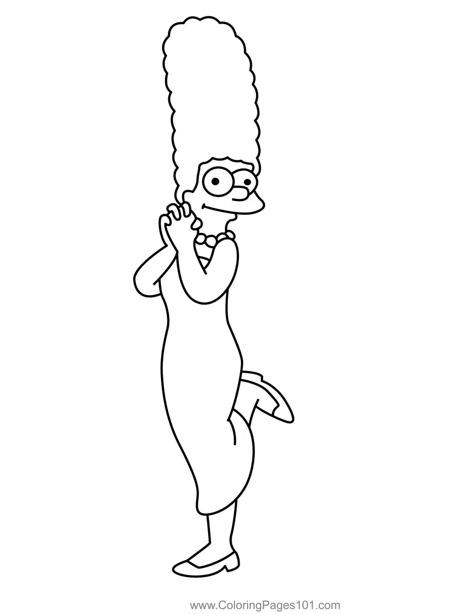 The Simpsons Coloring Pages 1