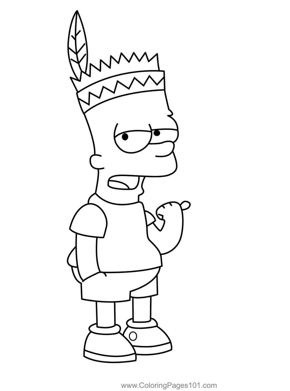 The Simpsons Coloring Pages 10