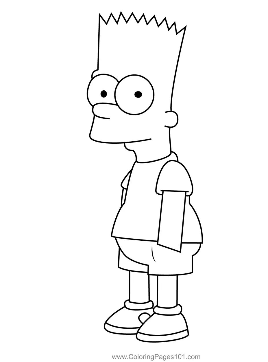 The Simpsons Coloring Pages 11