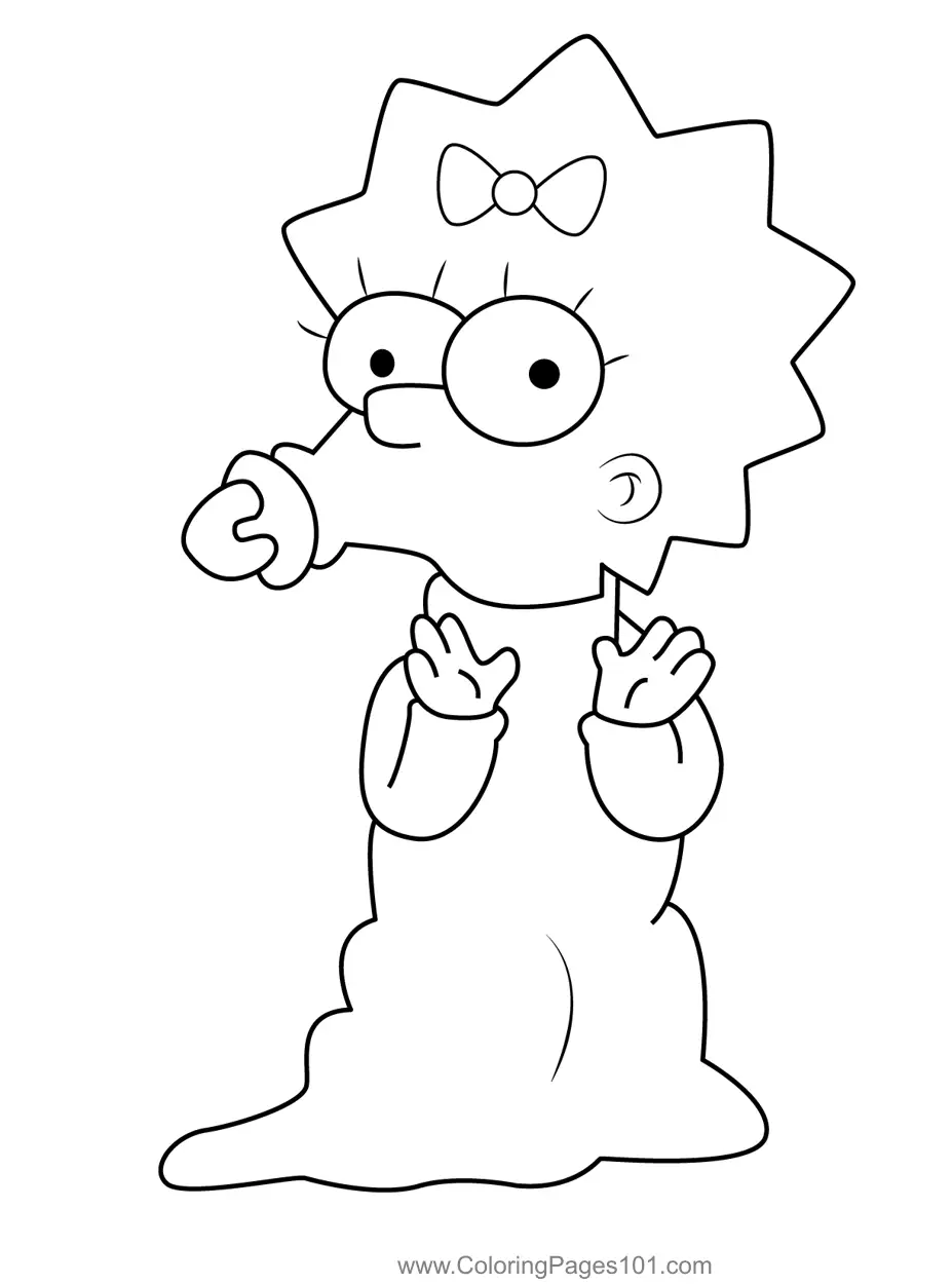 The Simpsons Coloring Pages 2