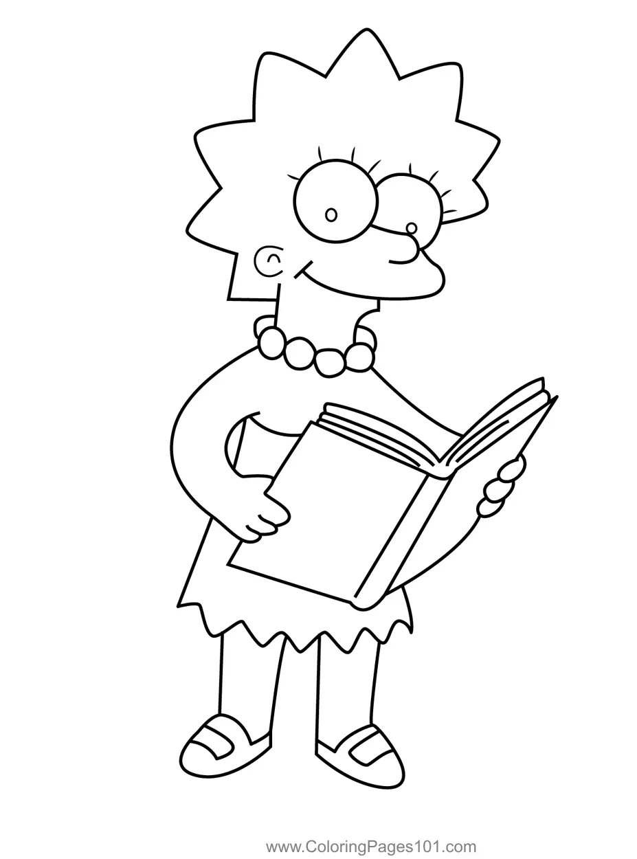 The Simpsons Coloring Pages 3
