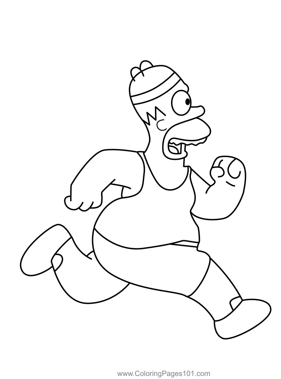 The Simpsons Coloring Pages 4