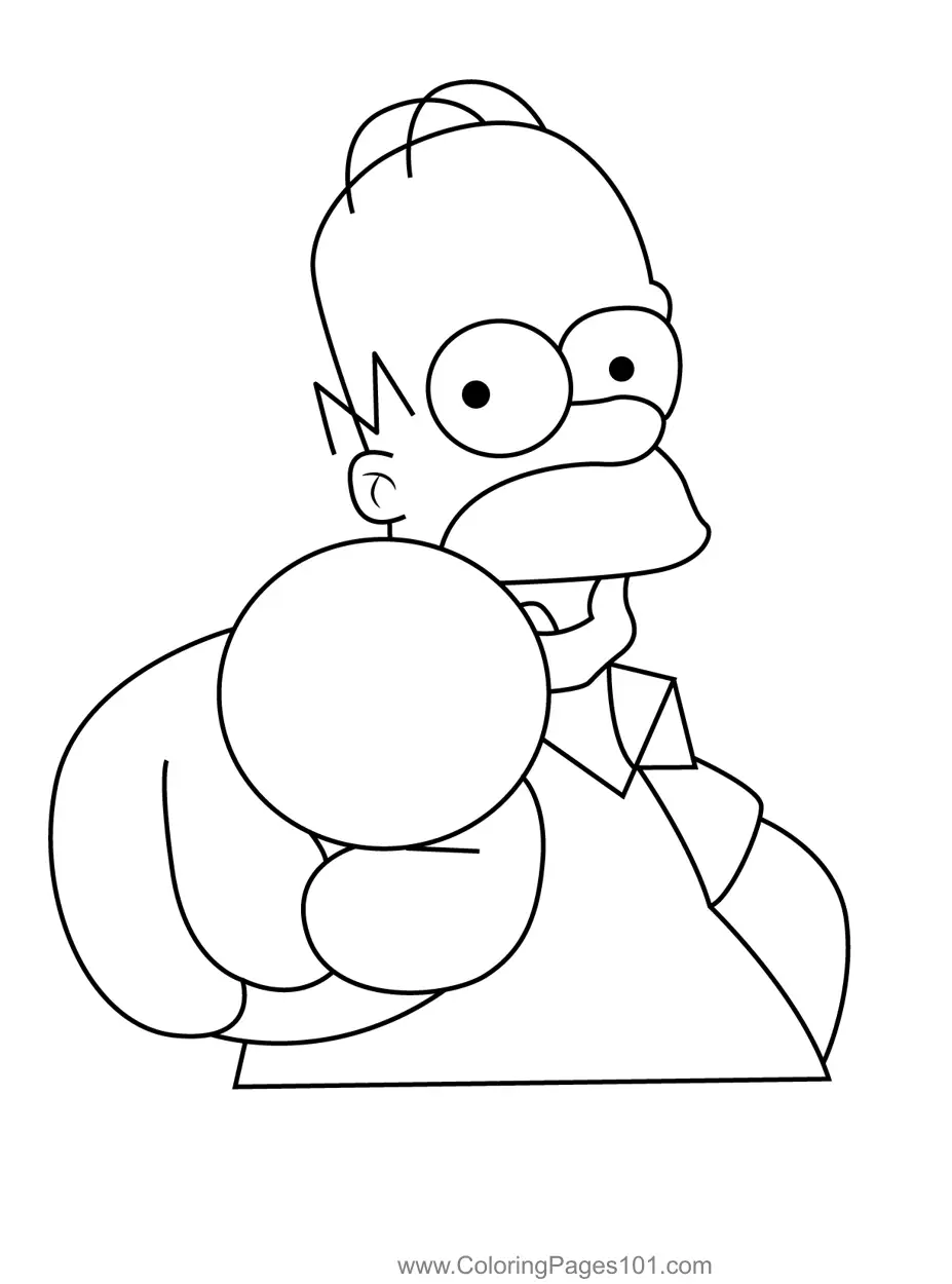 The Simpsons Coloring Pages 5