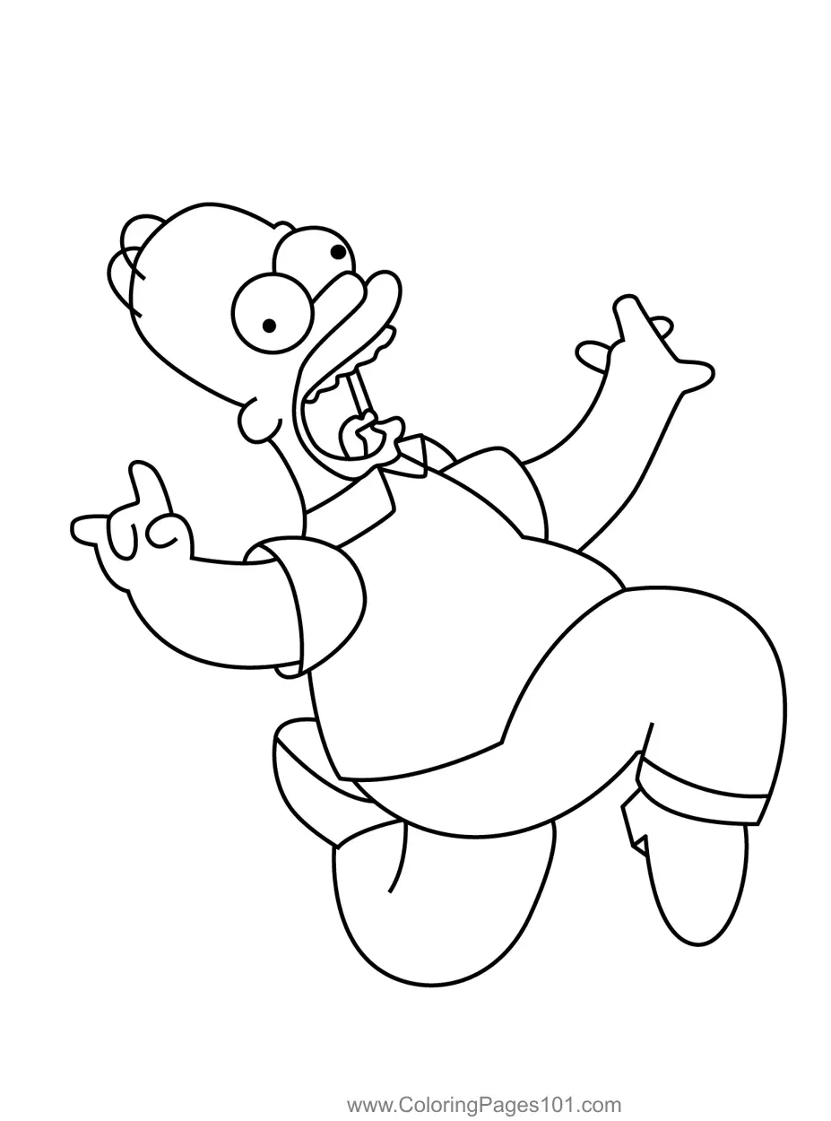 The Simpsons Coloring Pages 6