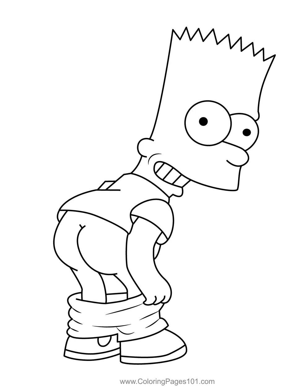 The Simpsons Coloring Pages 9