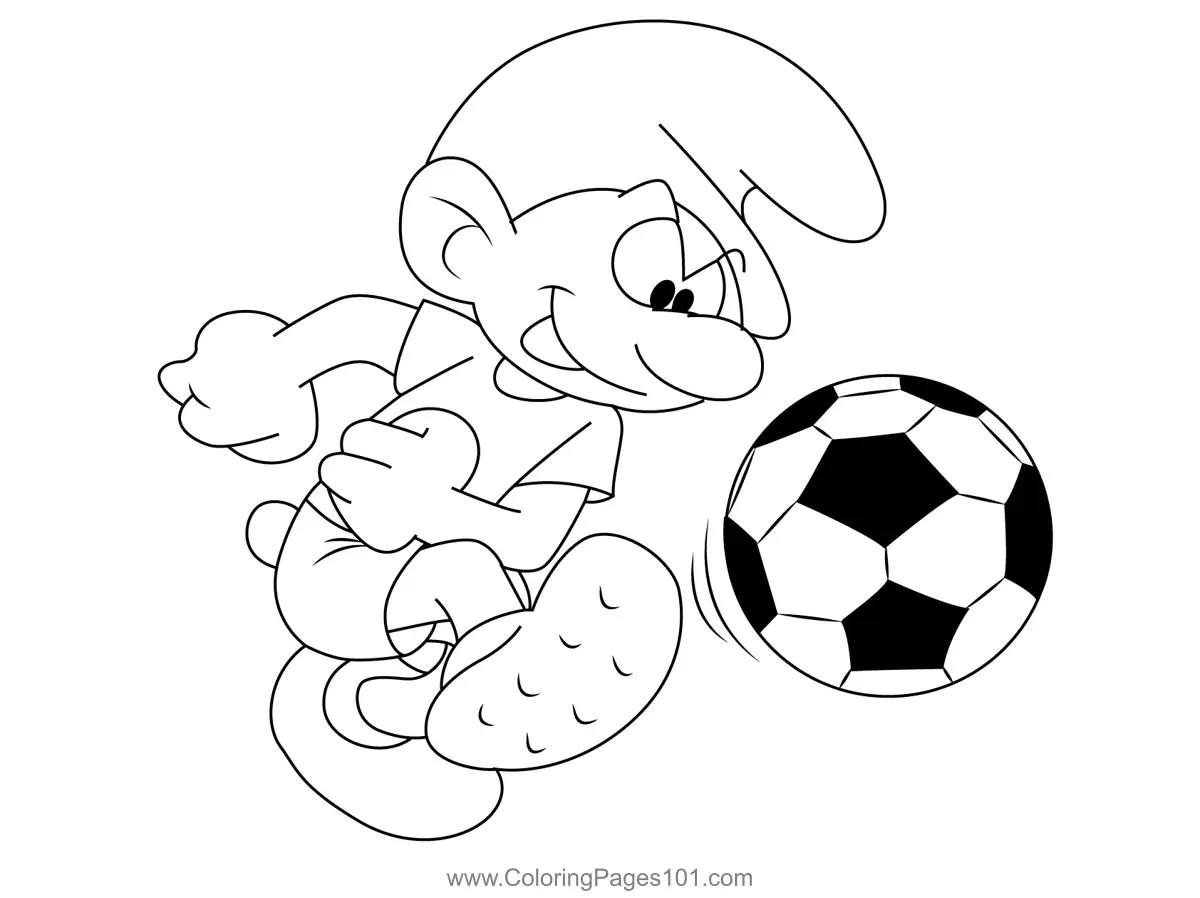 The Smurfs Coloring Pages 1