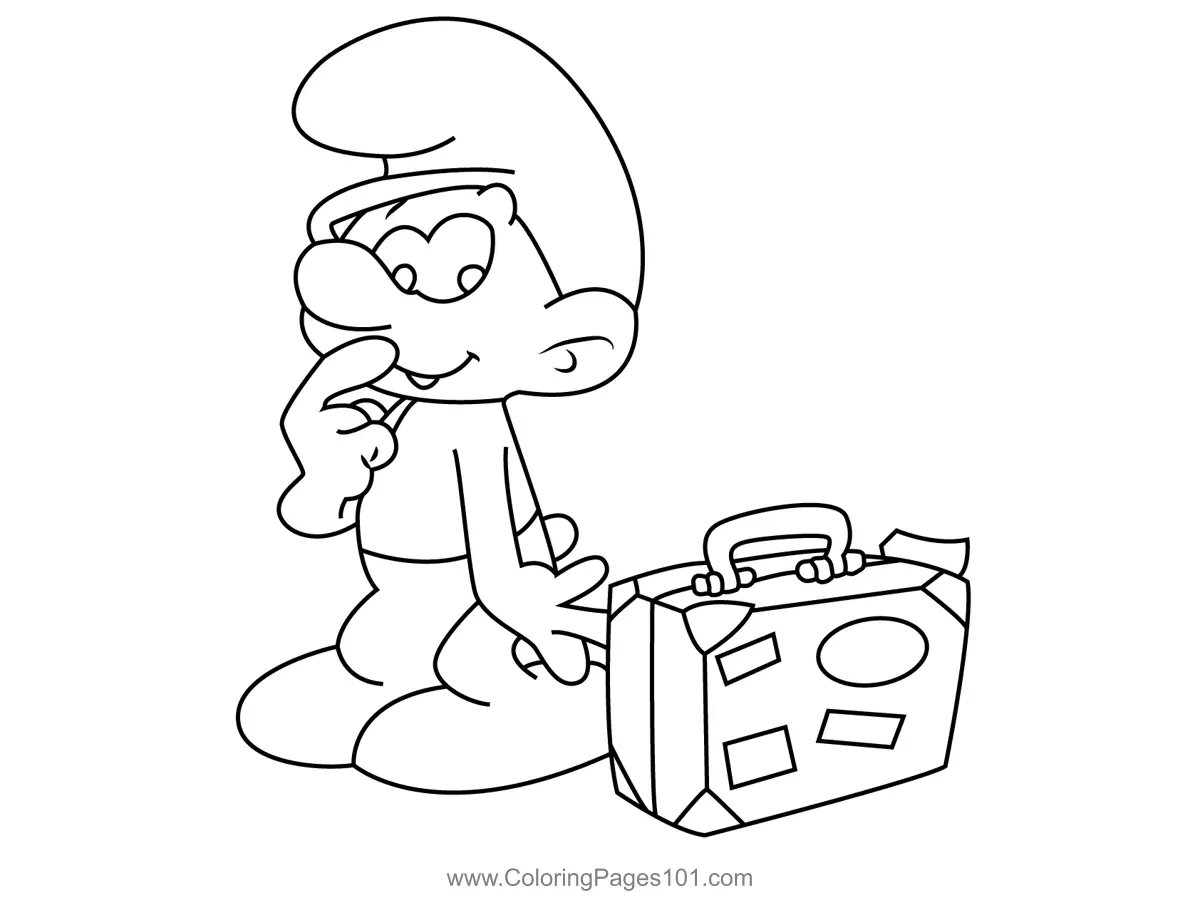 The Smurfs Coloring Pages 2