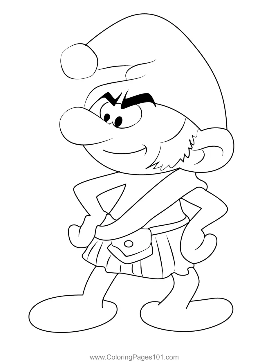 The Smurfs Coloring Pages 5