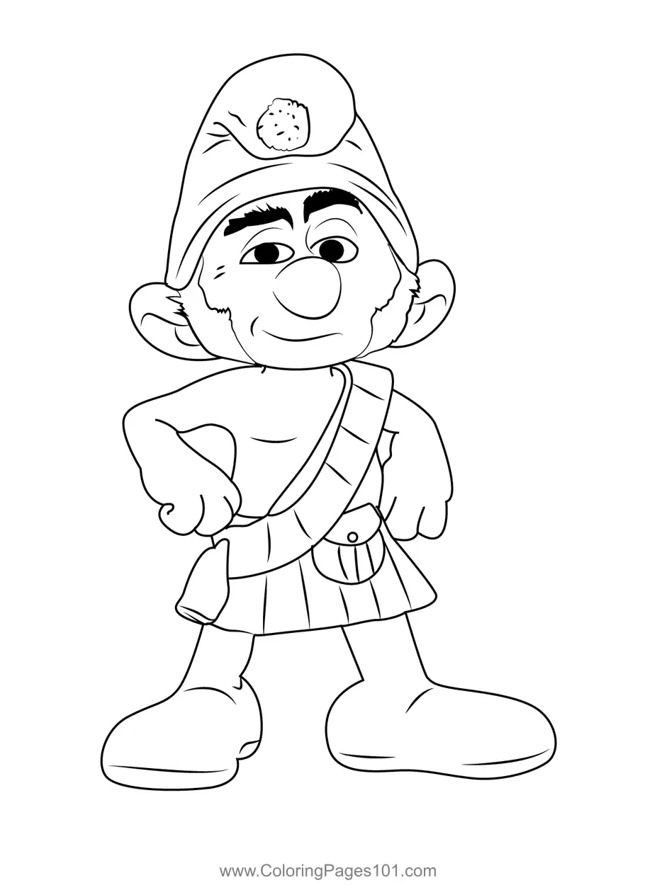 The Smurfs Coloring Pages 6