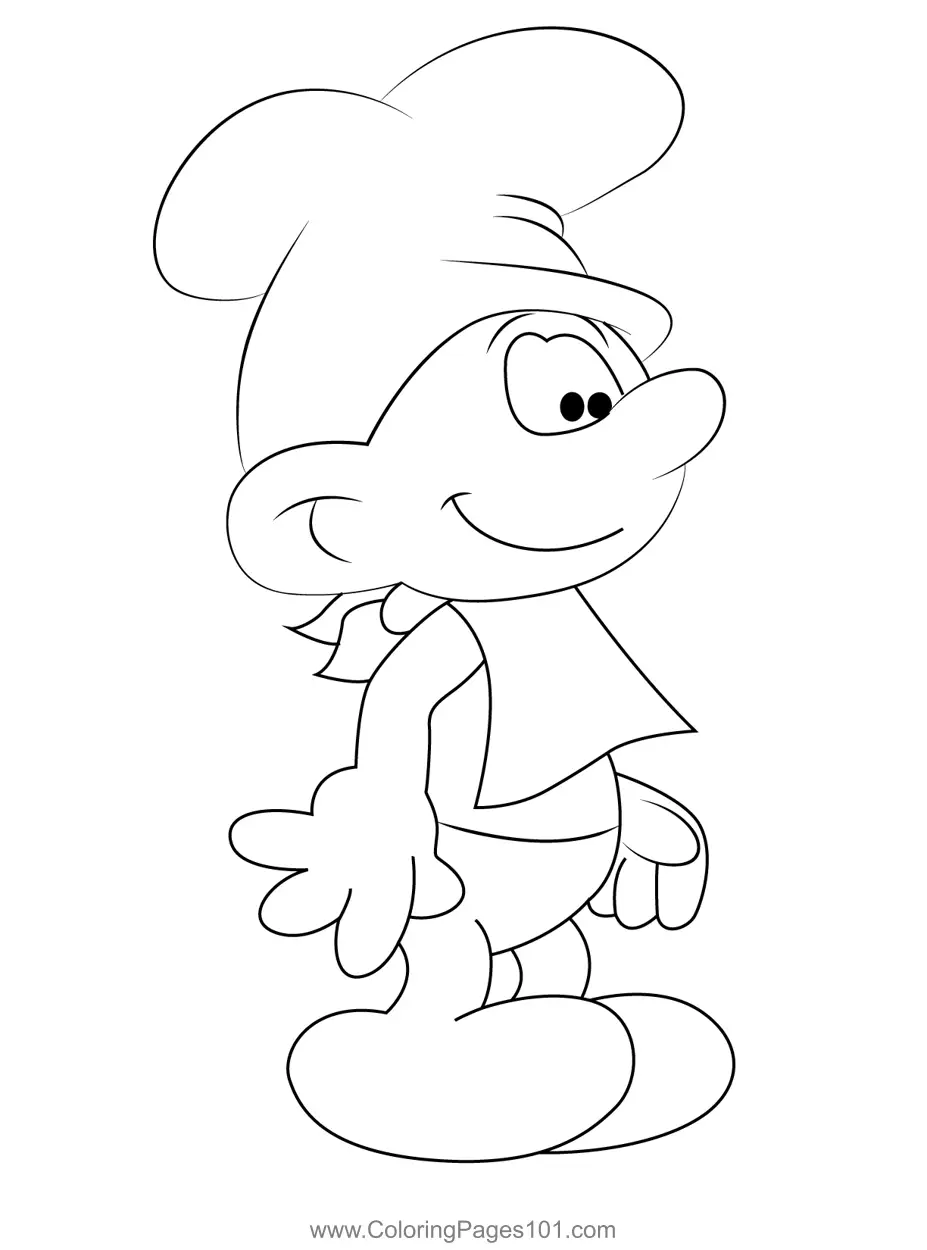 The Smurfs Coloring Pages 8