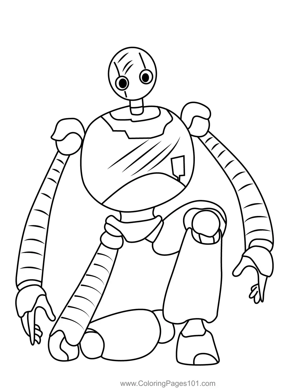 The Wild Robot Coloring Pages 4