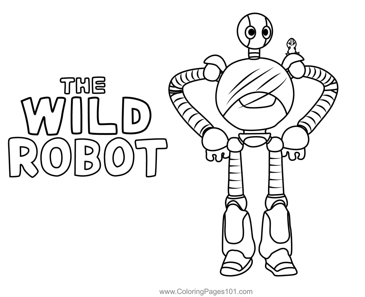 The Wild Robot Coloring Pages 5