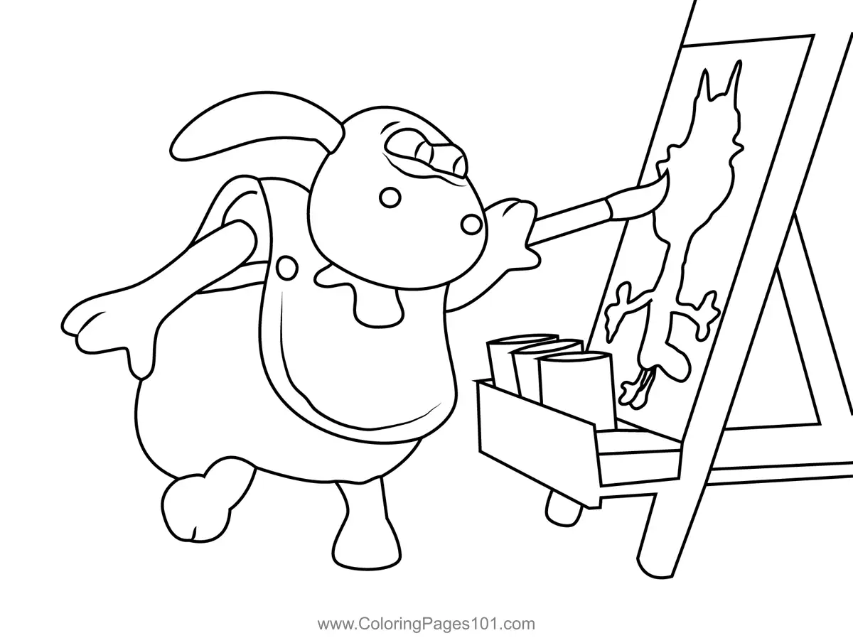 Timmy Time Coloring Pages 8