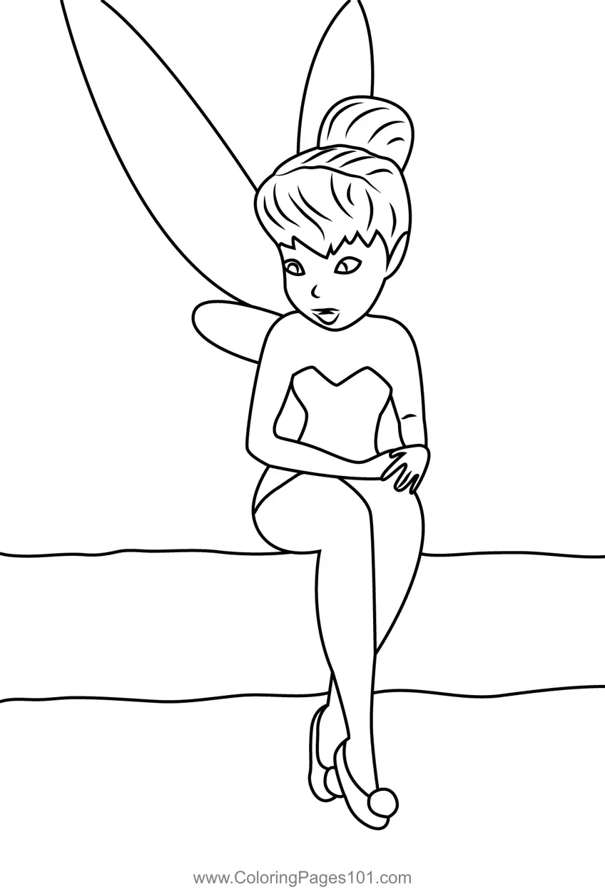 Tinker Bell Coloring Pages 5
