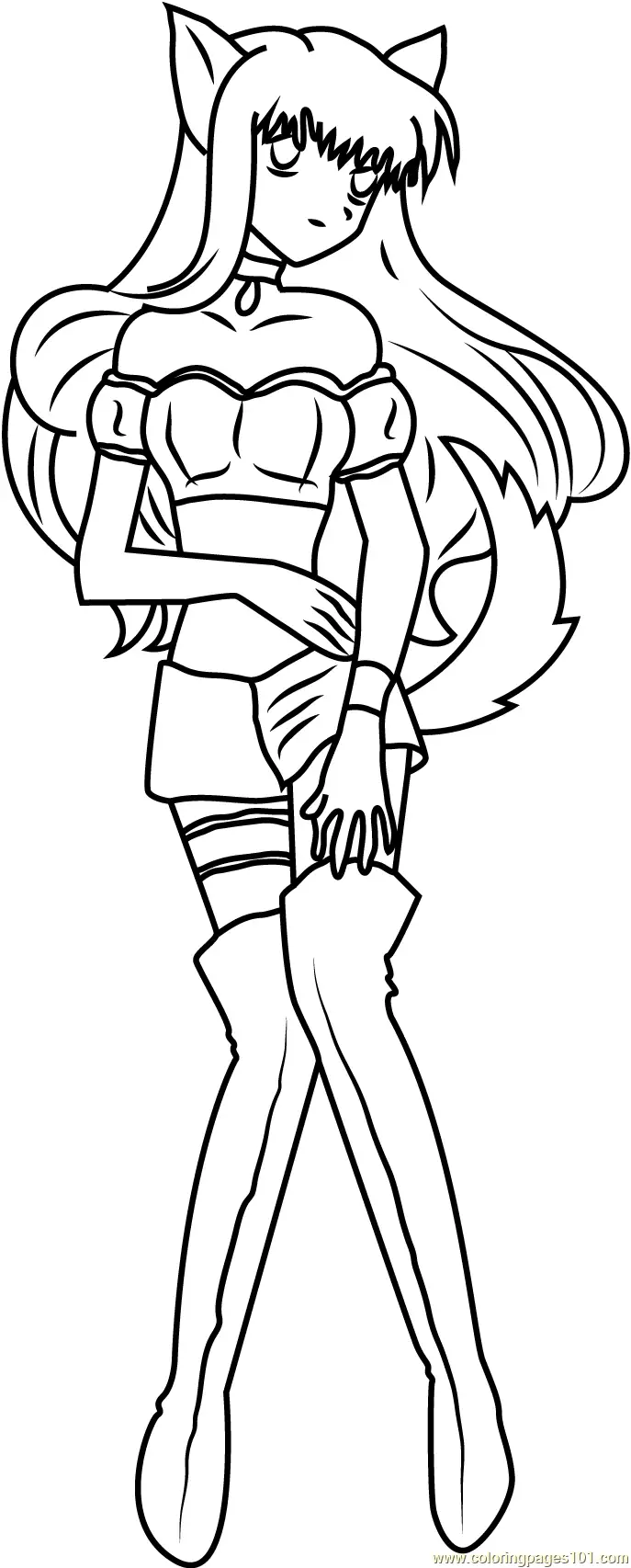 Tokyo Mew Mew Coloring Pages 3
