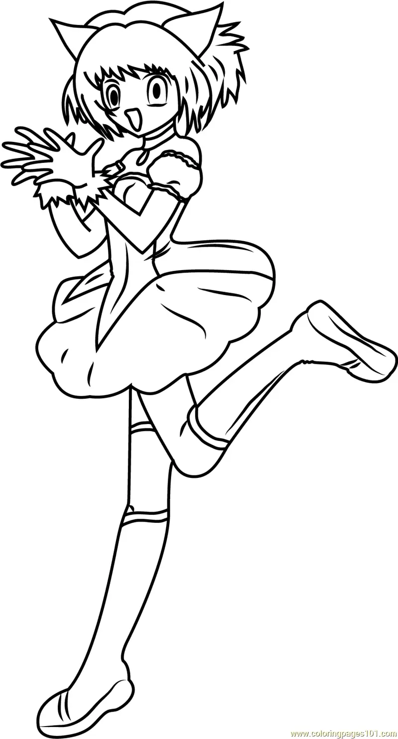Tokyo Mew Mew Coloring Pages 5