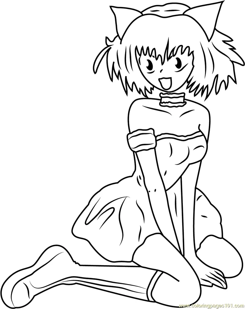 Tokyo Mew Mew Coloring Pages 7