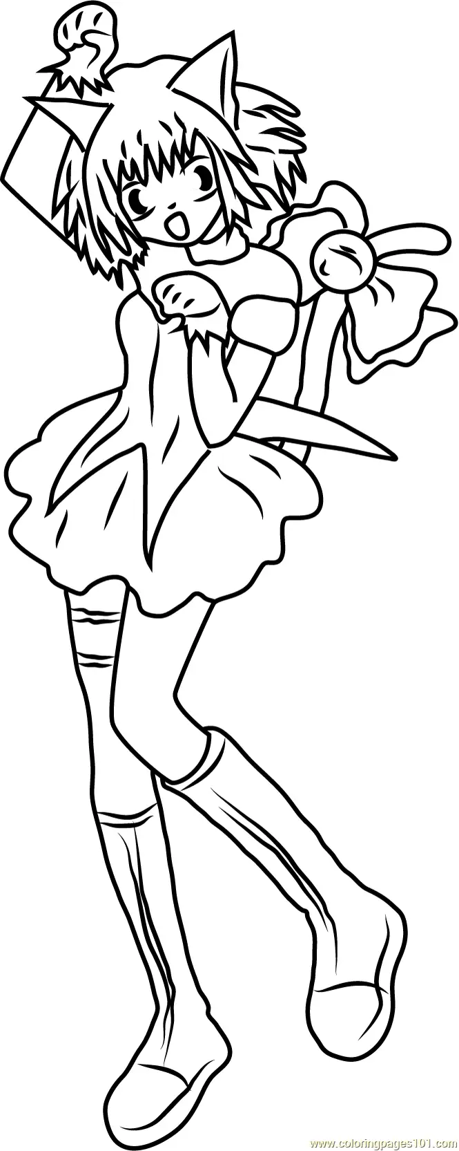 Tokyo Mew Mew Coloring Pages 8
