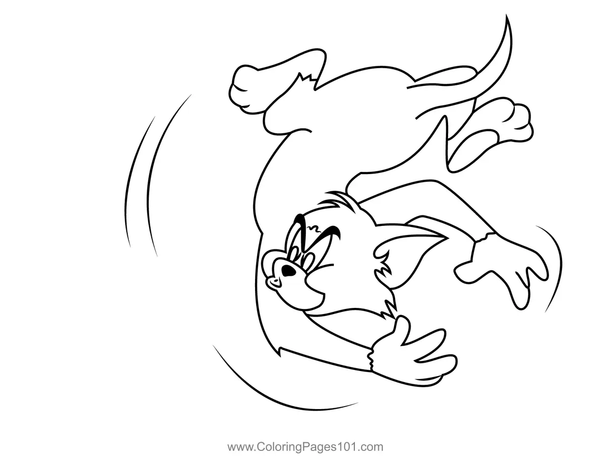 Tom and Jerry Coloring Pages 1