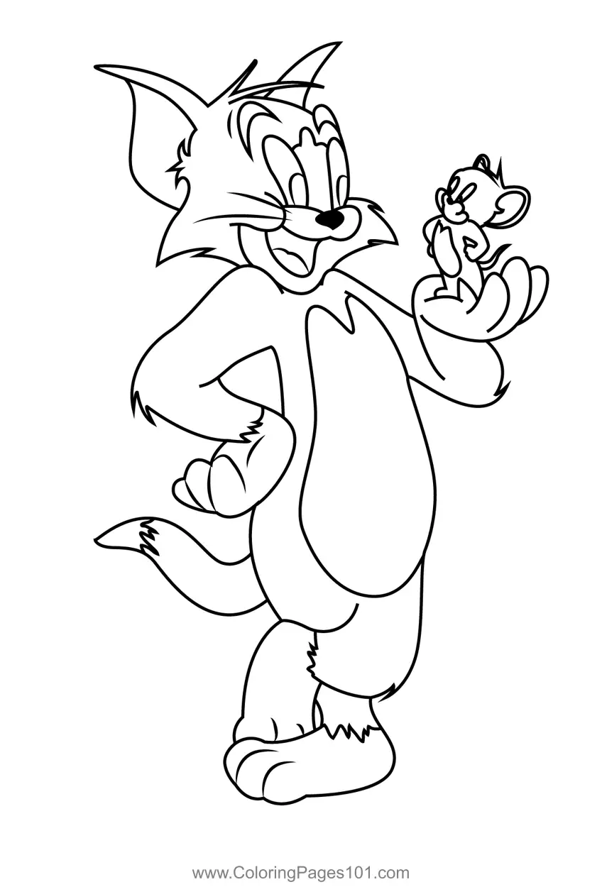 Tom and Jerry Coloring Pages 11