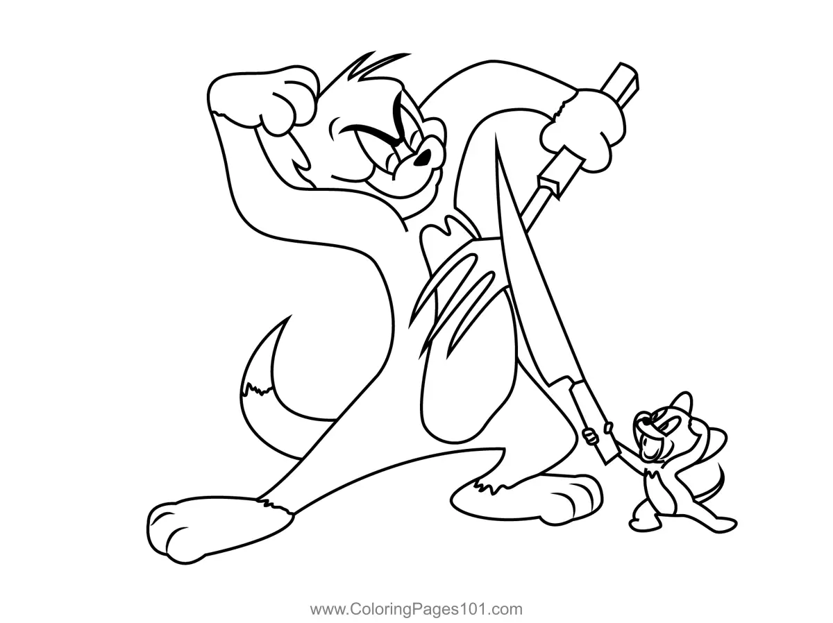 Tom and Jerry Coloring Pages 3