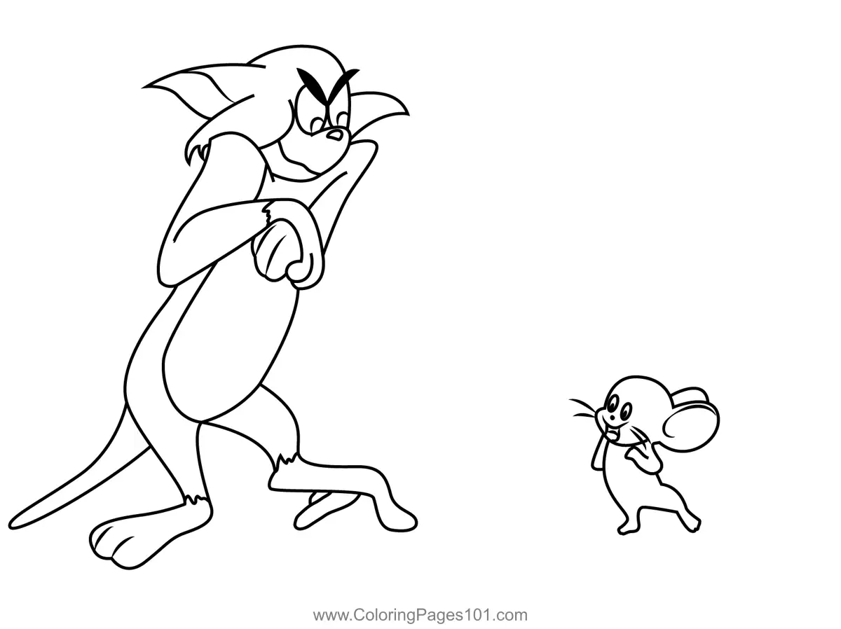 Tom and Jerry Coloring Pages 9