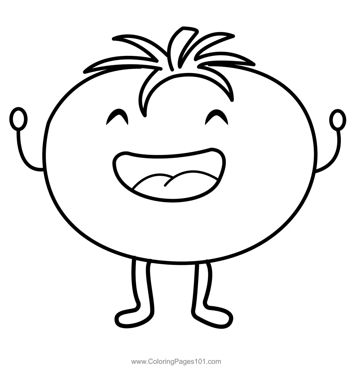 Tomatoes Coloring Pages 2