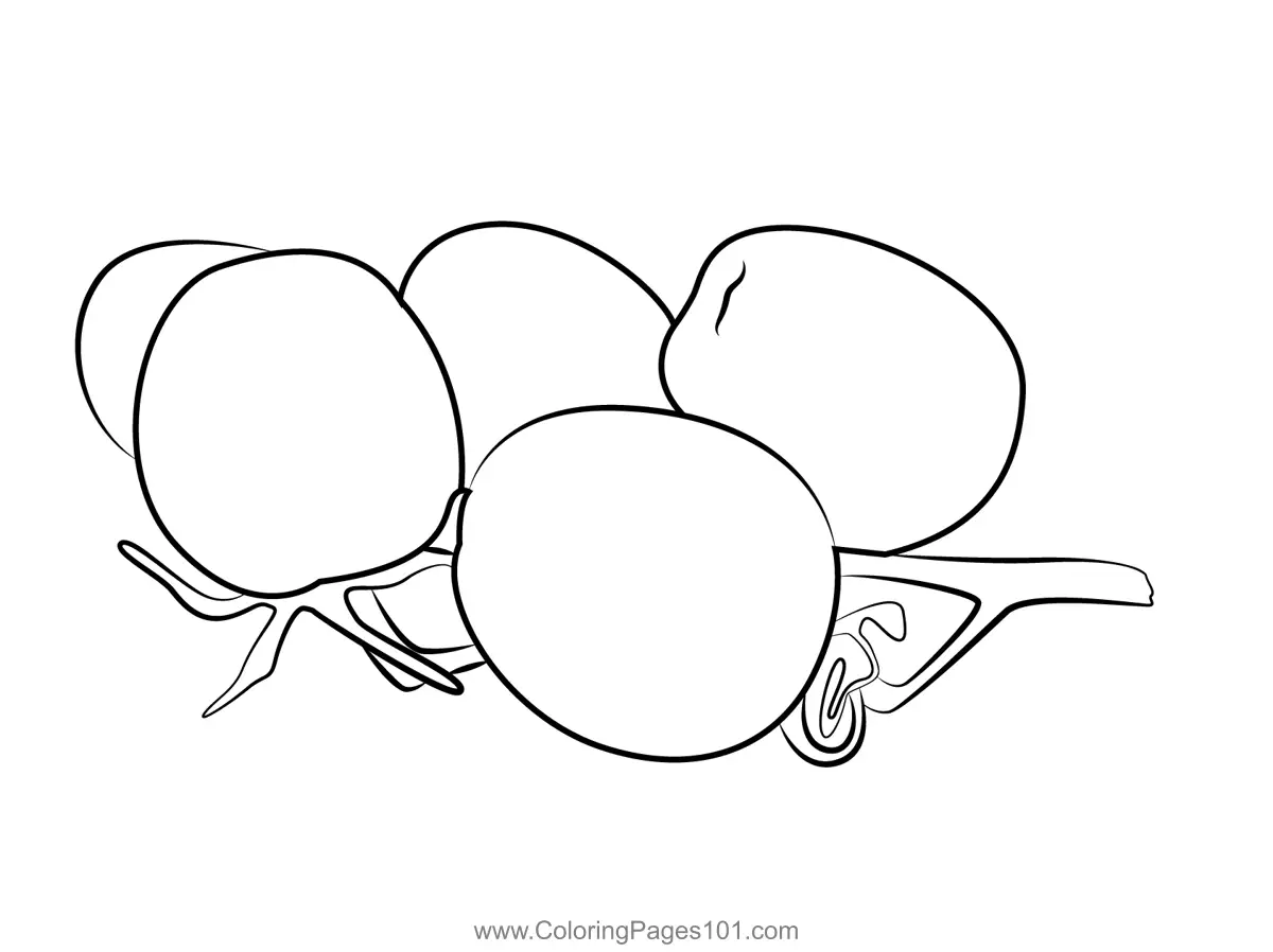 Tomatoes Coloring Pages 5
