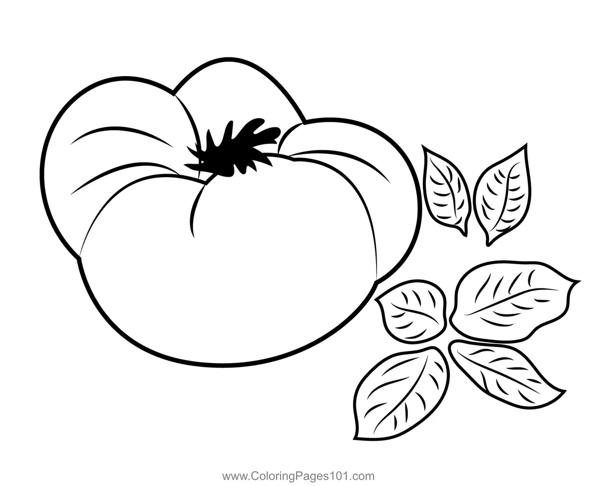 Tomatoes Coloring Pages 7
