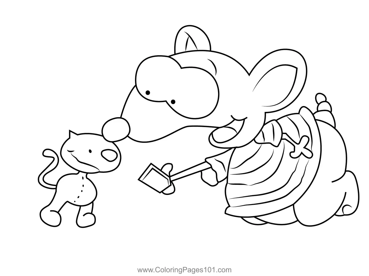 Toopy and Binoo Coloring Pages 1