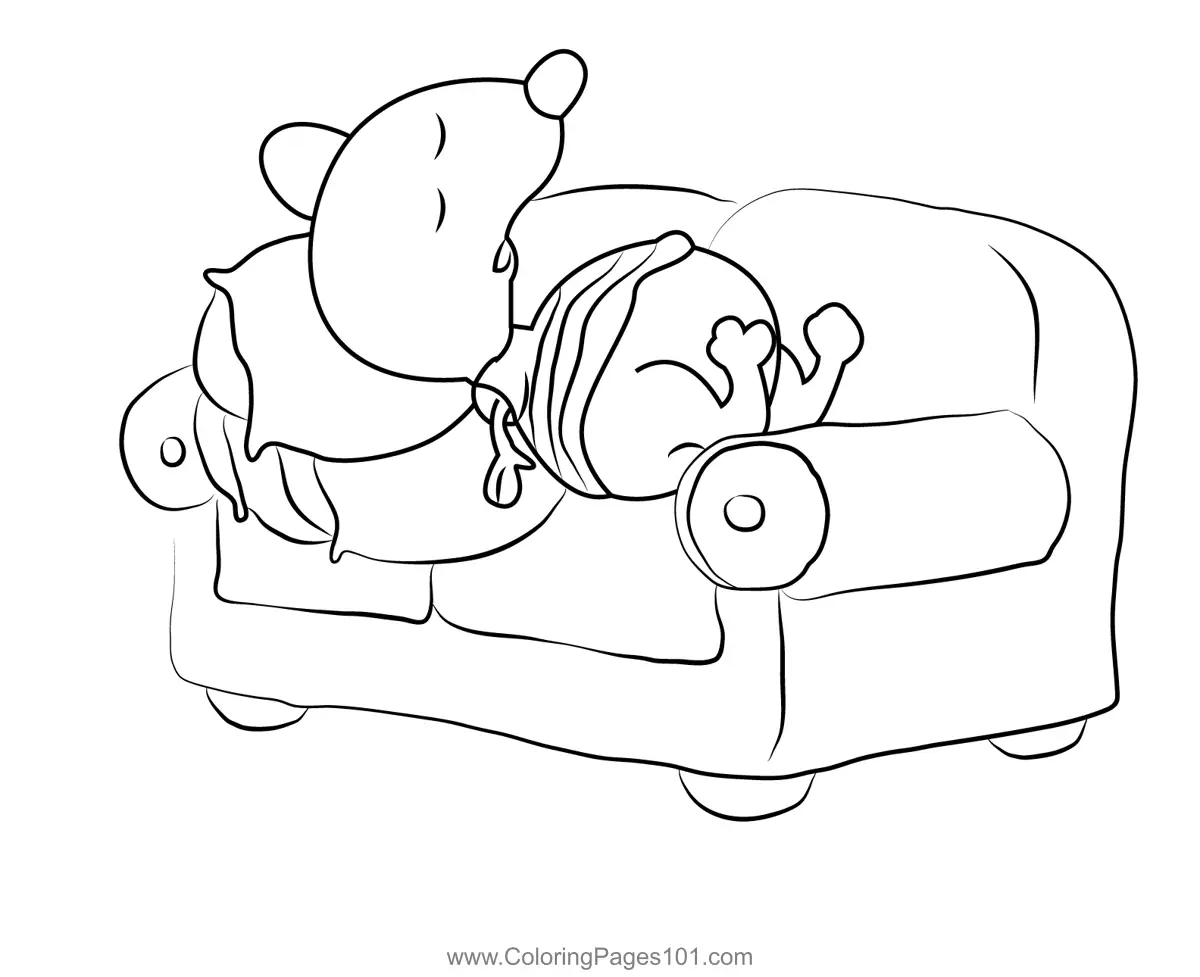 Toopy and Binoo Coloring Pages 2