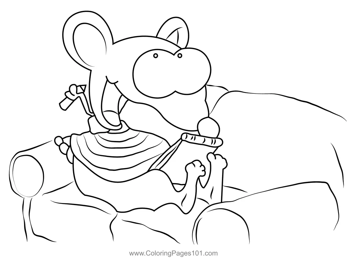 Toopy and Binoo Coloring Pages 3