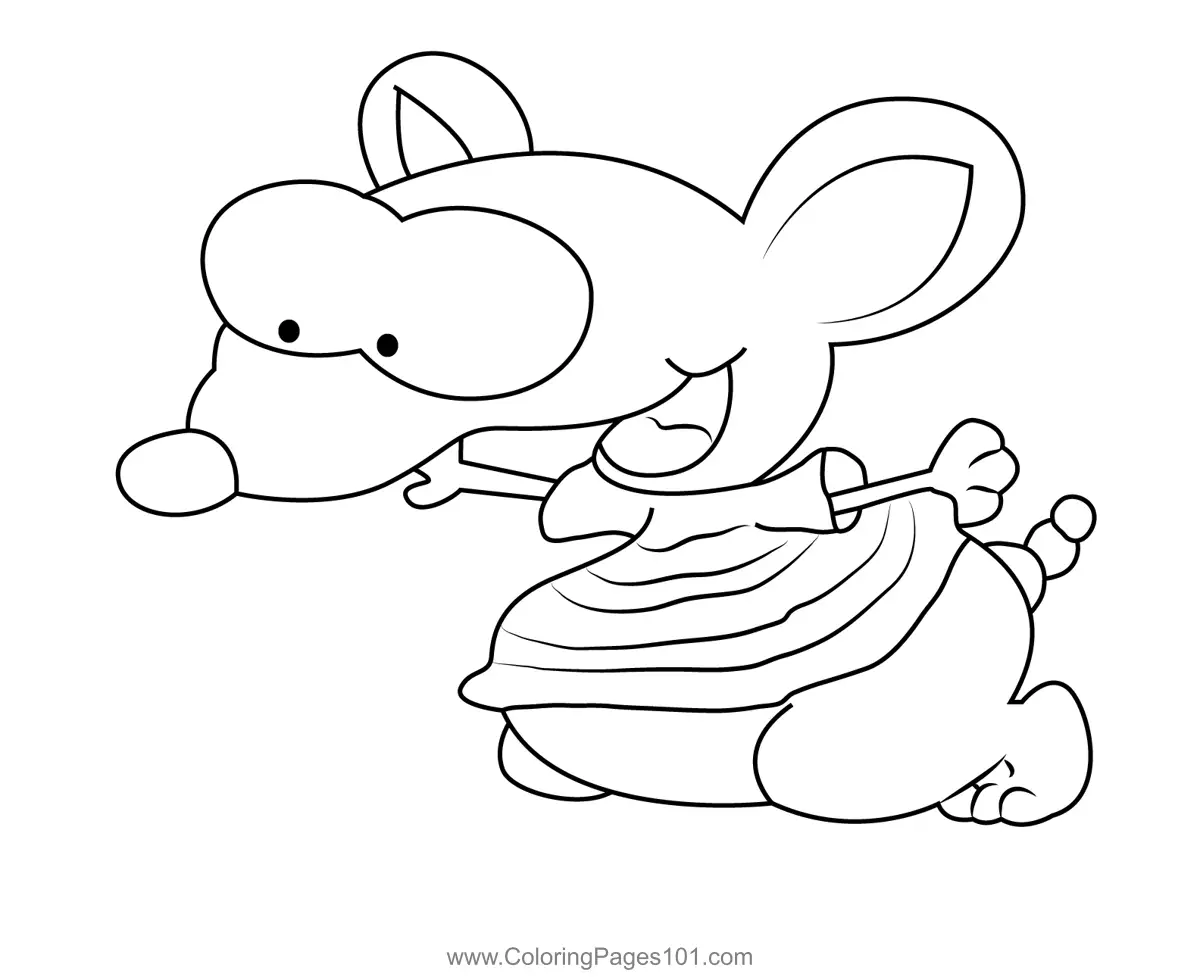 Toopy and Binoo Coloring Pages 9