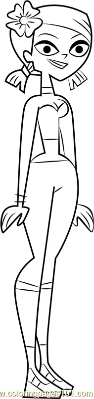 Total Drama Island Coloring Pages 1