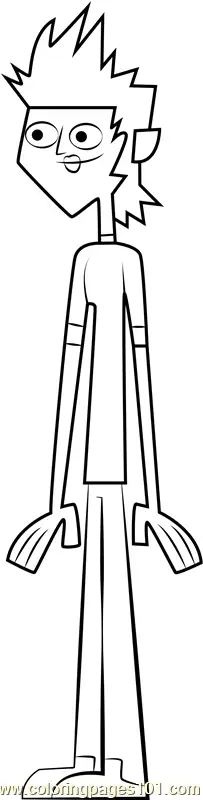 Total Drama Island Coloring Pages 10