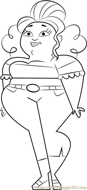 Total Drama Island Coloring Pages 11