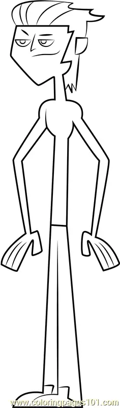 Total Drama Island Coloring Pages 3