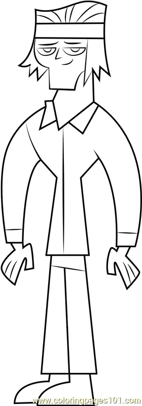 Total Drama Island Coloring Pages 4