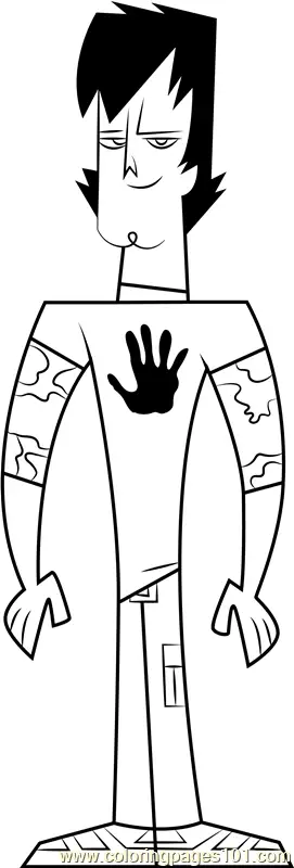 Total Drama Island Coloring Pages 5