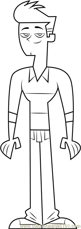 Total Drama Island Coloring Pages 6