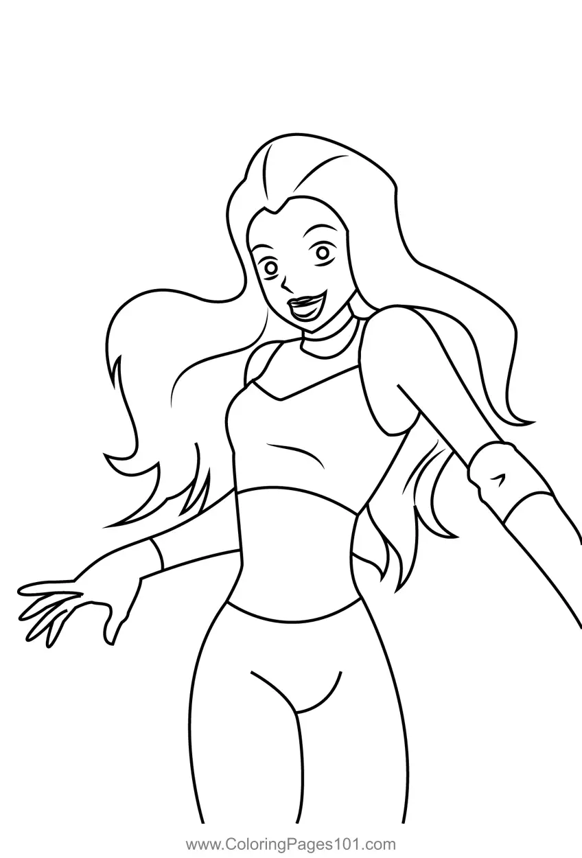 Totally Spies Coloring Pages 2