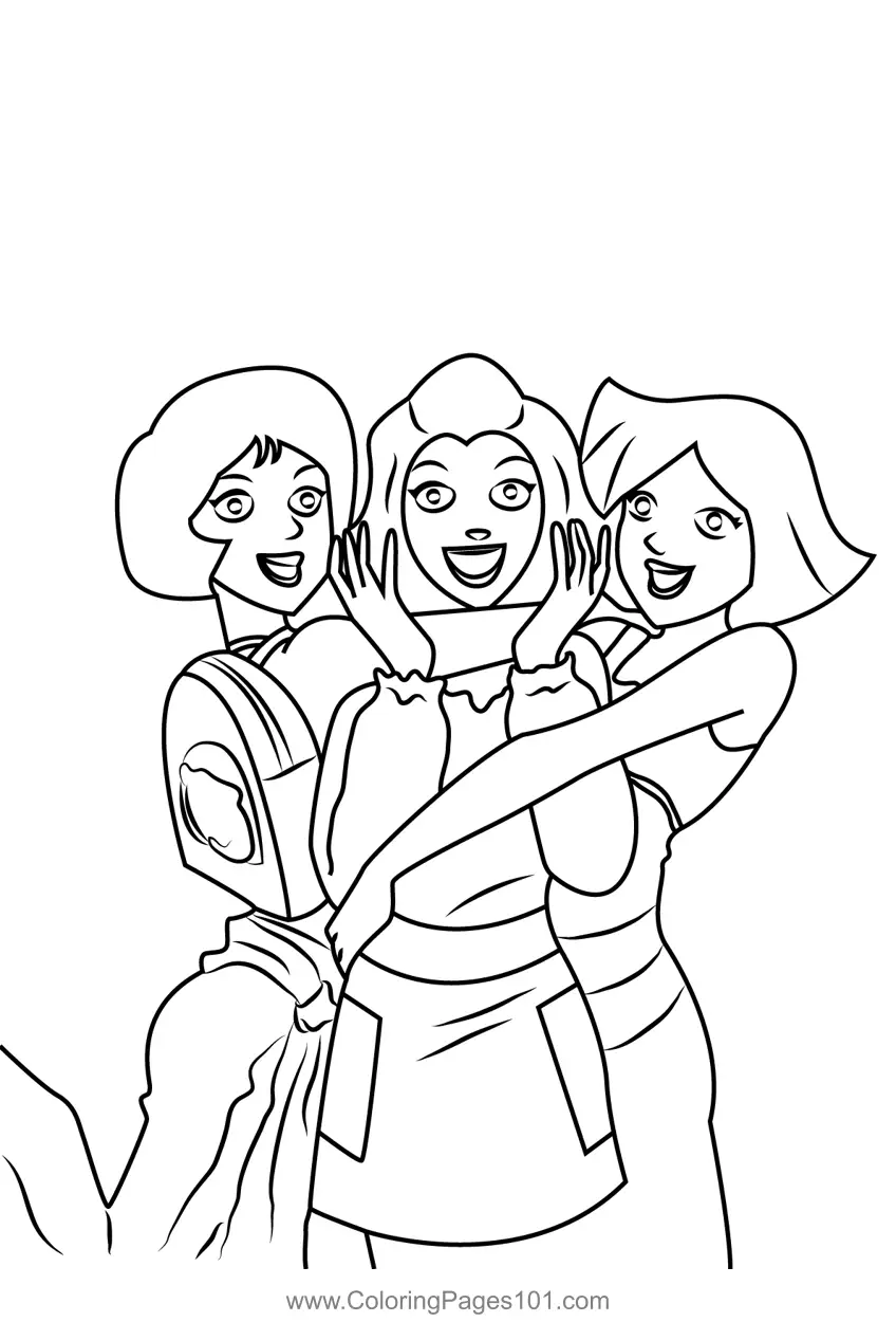 Totally Spies Coloring Pages 5