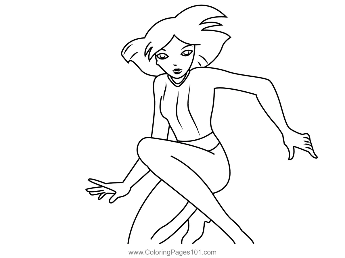 Totally Spies Coloring Pages 7