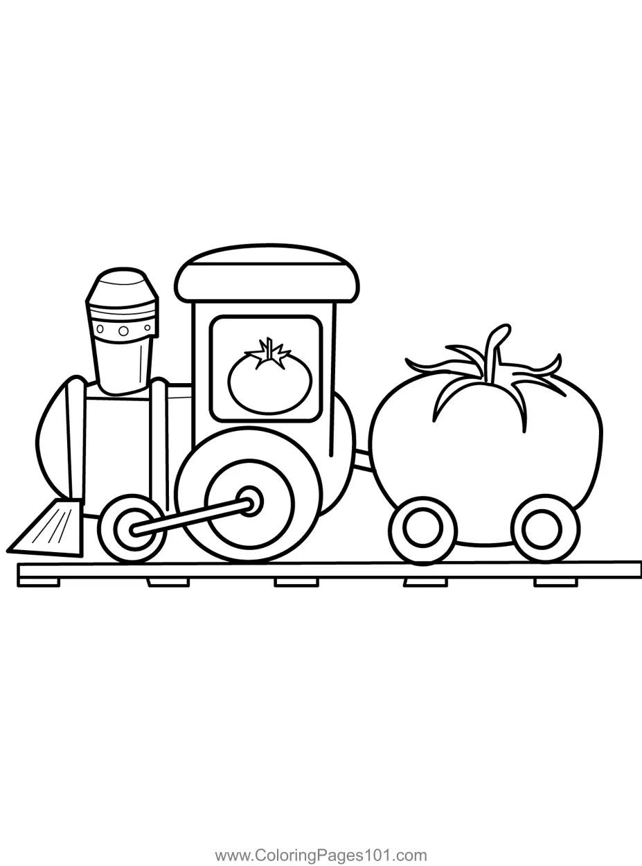 Trains Coloring Pages 1