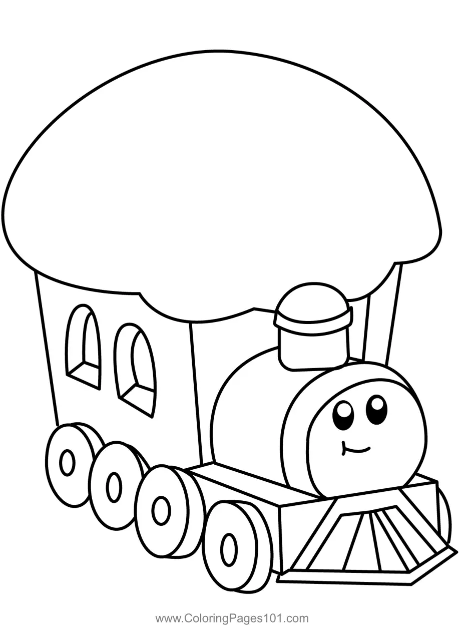 Trains Coloring Pages 5