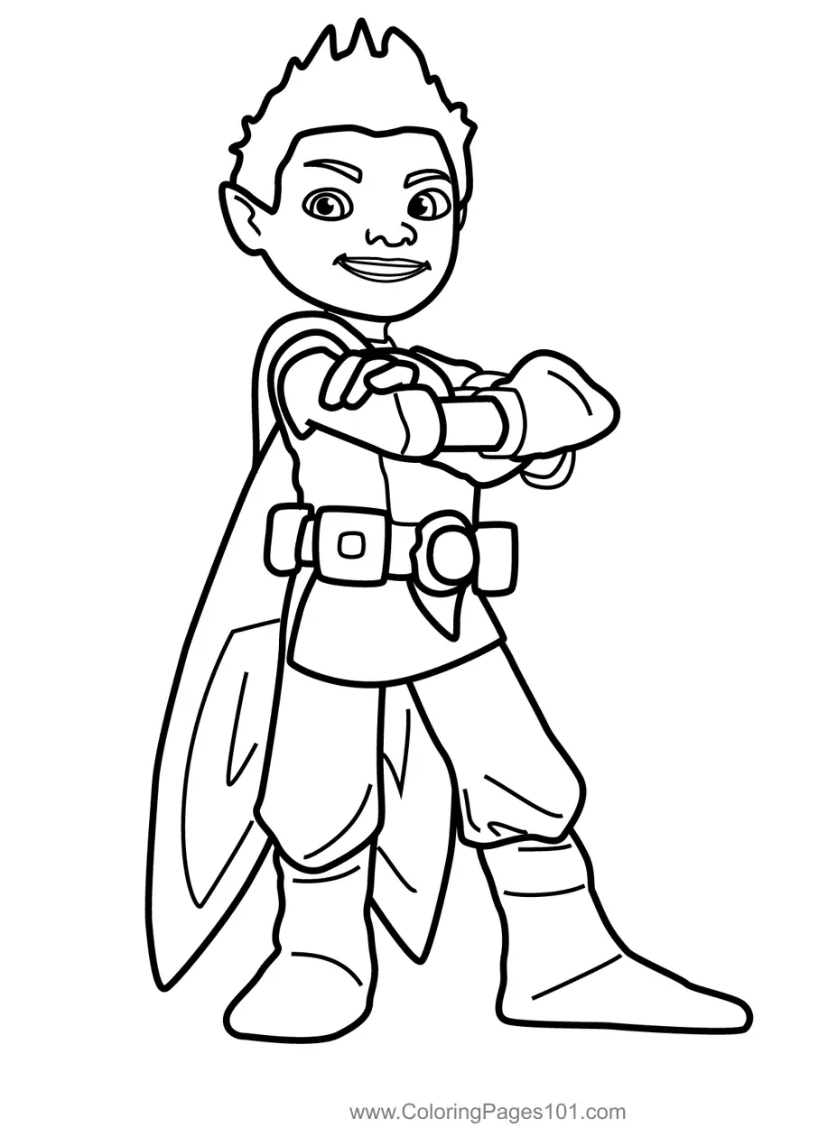 Tree Fu Tom Coloring Pages 8