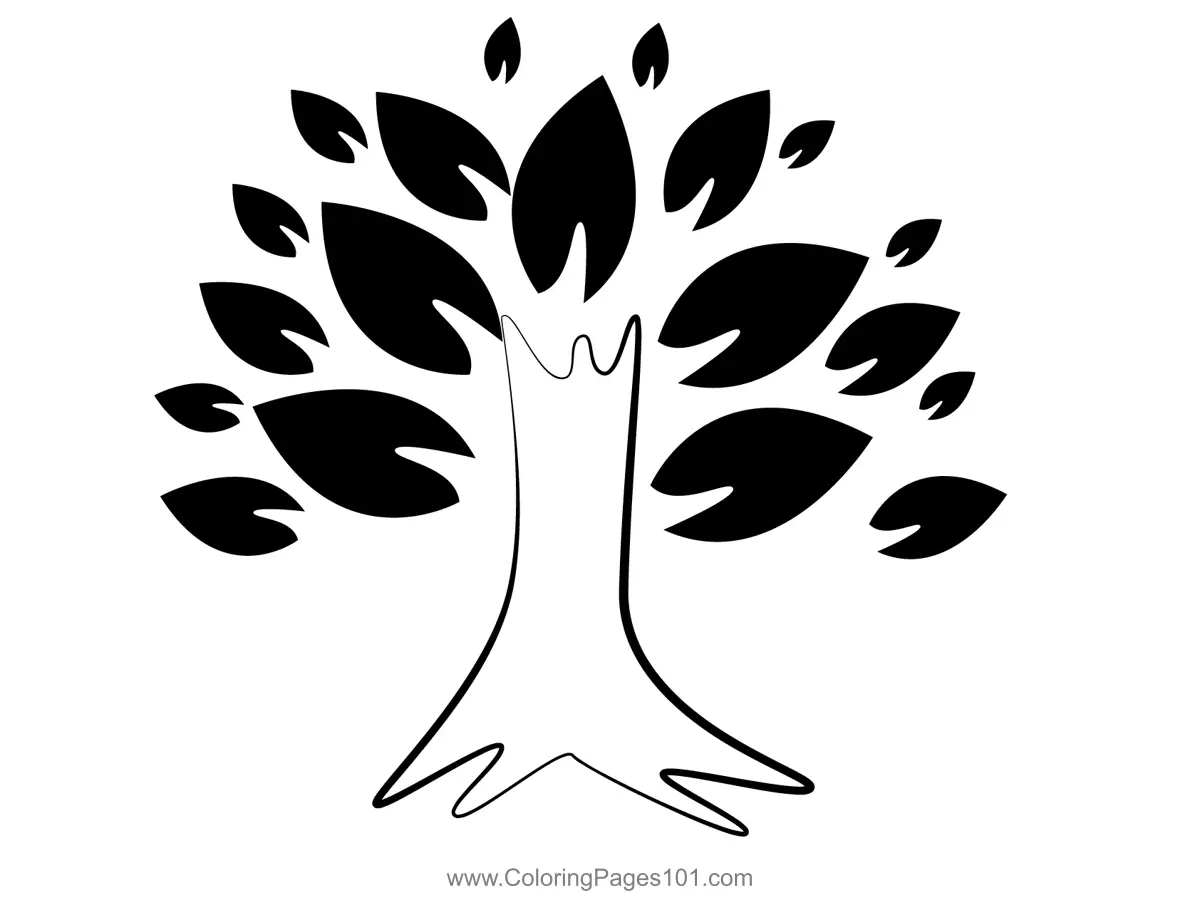 Trees Coloring Pages 10